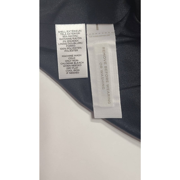 Ann Taylor LOFT black long sleeve shift dress women's XS - Picture 7 of 7